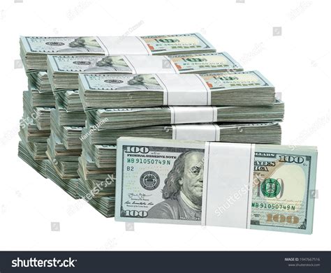 New Design Dollar Bundles Isolated On Stock Photo 1947667516 Shutterstock