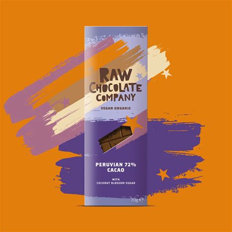 The Raw Chocolate Company Peruvian 72% Cacao Bar - Wikaniko Ltd