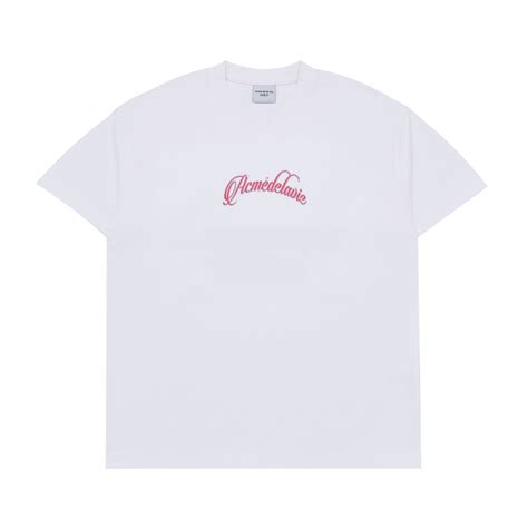 Adlv X Lisa Twinkle Script Logo Basic Tee White Well Bred Store