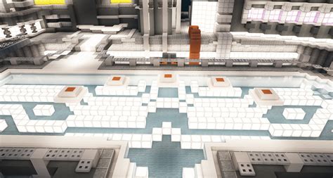 Futuristic Sci Fi City Hub MiniGames Lobby 150x150 Minecraft Map