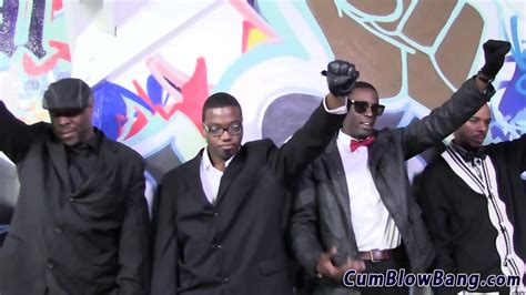 Babe Blowbangs Black Dicks