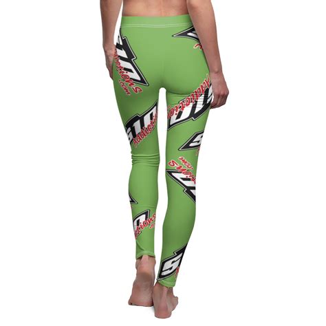 Womens Lime Green Cut And Sew Casual Leggings S10 Addictions