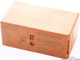 Rth Schrack Te Connectivity Relais De Puissance Spst No