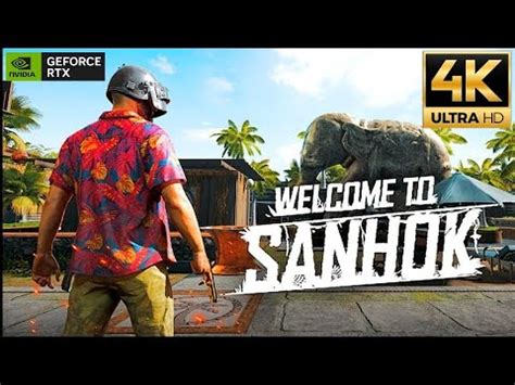 PUBG PC SANHOK RTX 3050 8GB 4K Ultra Graphics Gameplay YouTube