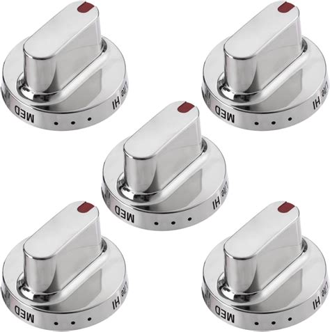 Scaroo Dg64 00473a Range Burner Dial Knob Oven Knob 5 Pack