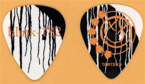 Blink 182 Tom DeLonge Vintage Guitar Pick - 2011 Neighborhoods Tour (v2 ...