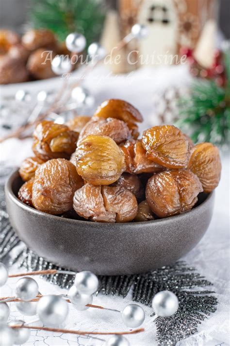 recette de marrons glacés maison Amour de cuisine