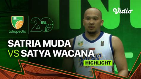 Highlights Satria Muda Pertamina Jakarta Vs Satya Wacana Salatiga