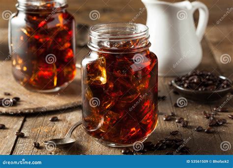 Homemade Cold Brew Coffee To Drink Breakfast Stock Photos Free