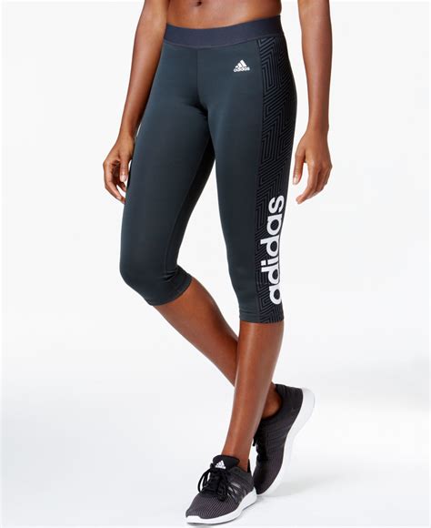 Adidas Techfit Knockout Capri Leggings In Gray Lyst