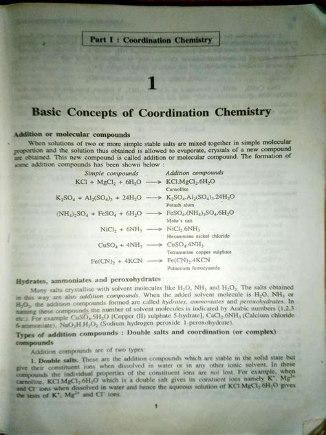 Coordination Chemistry | PDF