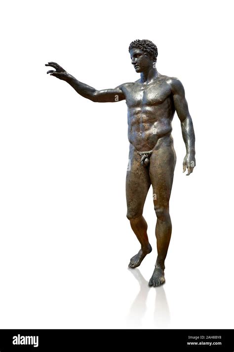 Bronze Greek Classical Statue Of A Youth By Sculptor Euphranor From