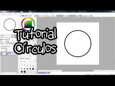 Tutorial Cómo hacer CÍRCULOS Paint Tool Sai YouTube