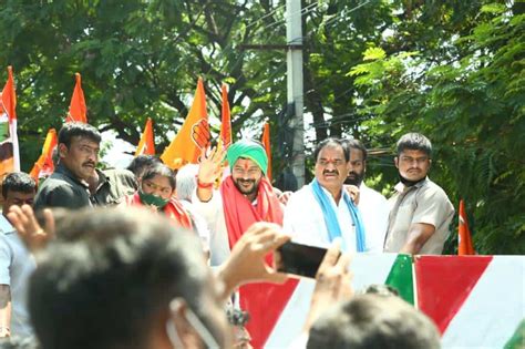 Photos Congress Workers Take Out Rally As Revanth Reddy Takes Charge