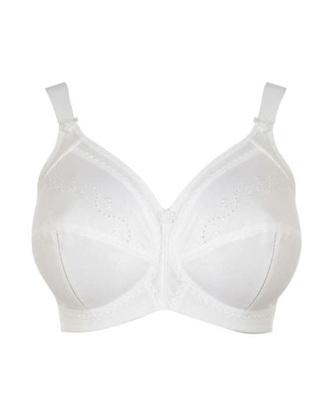 Triumph Doreen Cotton Bra In White Lyst