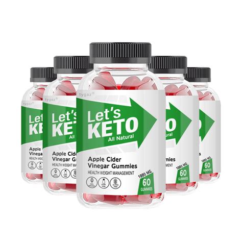 5 Pack Lets Keto Gummies Lets Keto All Natural Acv Gummies