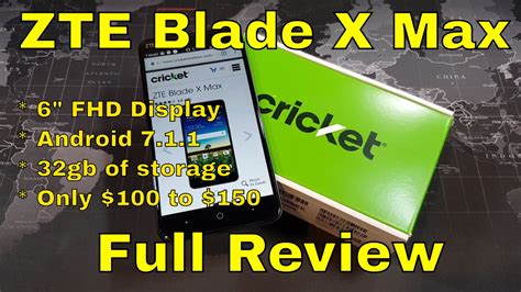 ZTE Blade X Max My Full Review That Screen Though YouTube