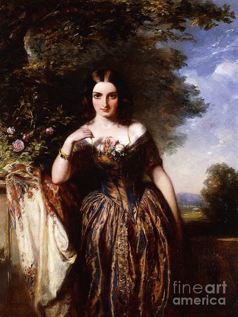 Portrait Of Mrs J Hardcastle Nee Anne Capper Painting By Abraham