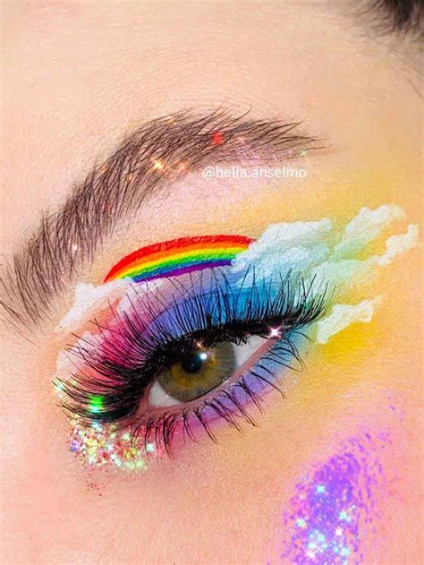 Rainbow Eye Makeup