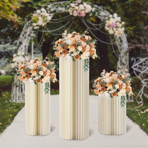 Foldable Cardboard Centerpiece Display Wedding Centerpieces Powerful