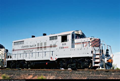 Cbry 203 Copper Basin Railway Emd Gp18 At Magma Junction Arizona By