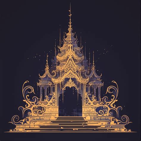 Heritage Patterns Of Stung Treng Cambodia Premium Ai Generated Vector
