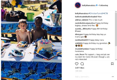 Kelly Khumalo Celebrates Her Son With Jub Jub's 8th Birthday - OkMzansi