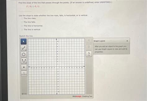 Solved Find The Slope Of The Line That Passes Through The Chegg