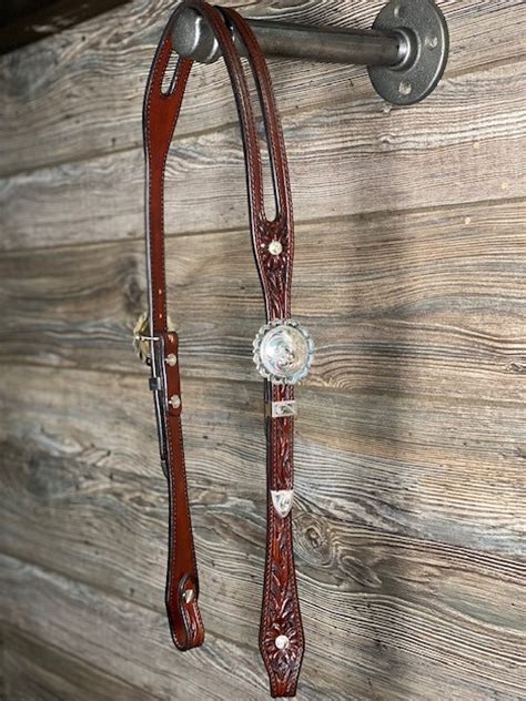 Silver Show Headstall - The Saddle House