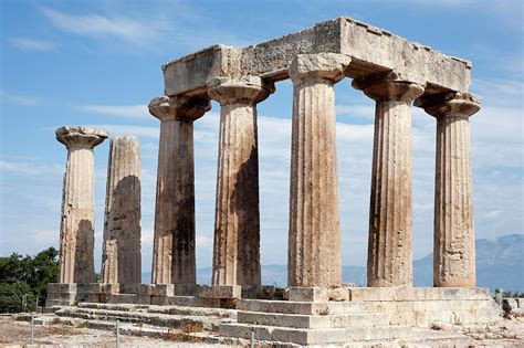 Temple Of Apollo In Corinth By Marco Ansaloni Science Photo Library