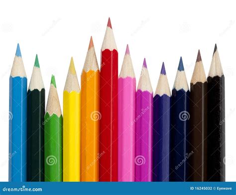 Color Pencils Isolated Stock Photo Image Of Colorful 16245032