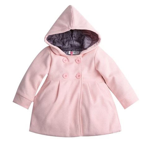 2017 Baby Kids Coat Girls Winter Pink Coat Kids Jackets Casual Baby