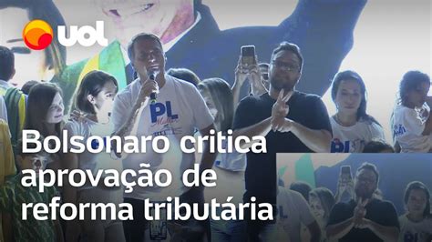 Bolsonaro critica reforma tributária e fala em traíras após votos de