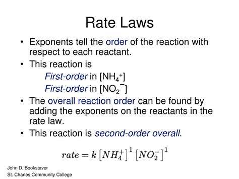 Ppt Chemical Kinetics Lecture Notes Edited By John Reif From Ppt