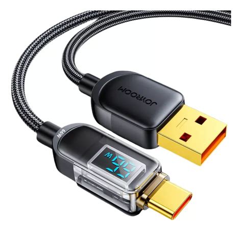 Ripley Cable Usb A Tipo C Carga R Pida W Con Pantalla Digital