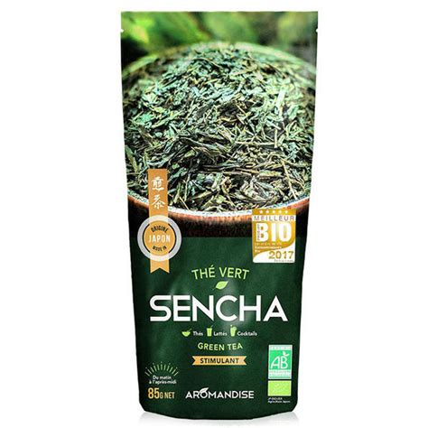 Th Vert Bio Japonais Sencha Aromandise Clairenature