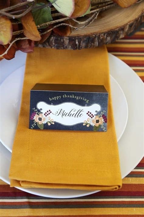 Free Printable Thanksgiving Place Cards Today S Creative Life