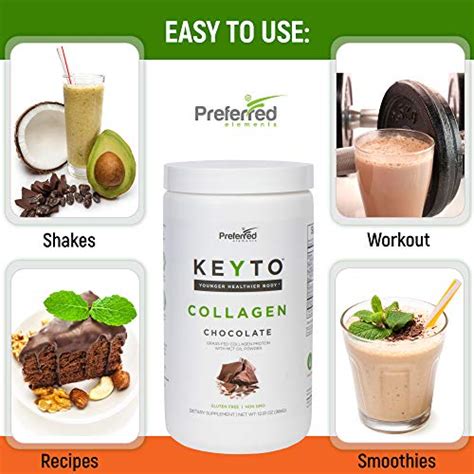 Keto Collagen Protein Powder With MCT Oil Keto And Paleo Friendly