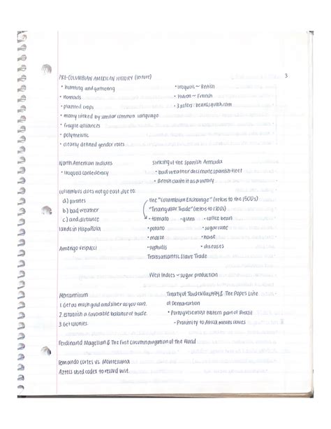 1st Semester Notes Teacher Amy Hunt HIST 1301 Studocu