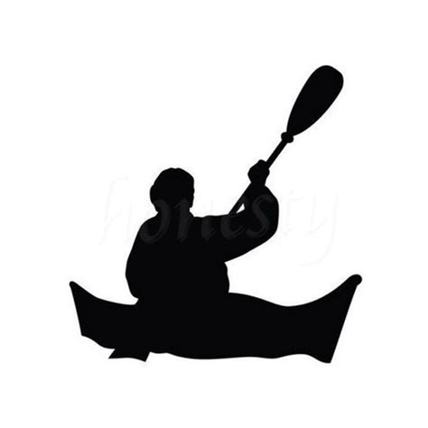 Canoe Paddle Silhouette At Getdrawings Free Download