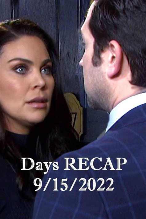 Days Of Our Lives Recap 9 15 2022 Stefan Surprises Chloe EJ Sees