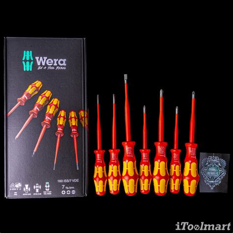 ชดไขควง Wera Kraftform 160 iSS 7 VDE 05135961001 กานลด ชด 7 ชน ลด