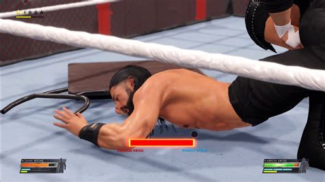 Wwe K Roman Reigns Vs Karrion Kross Hell In A Cell Legend