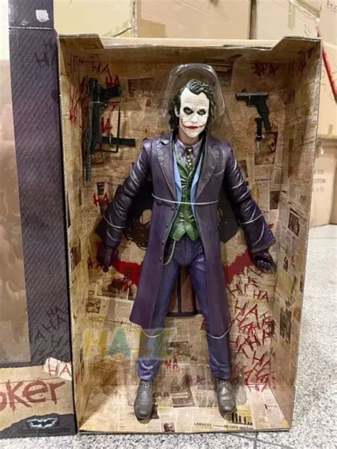 Batman The Dark Knight Joker Heath Ledger Cm Pvc Figure In Box New