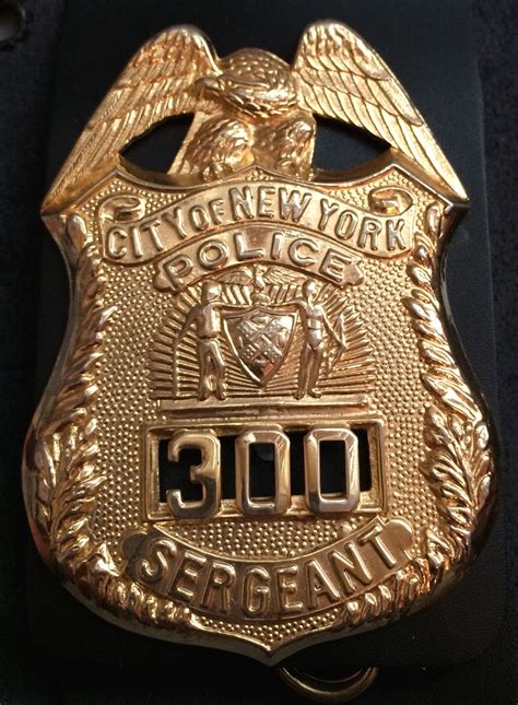 Nypd Sergeant Badge