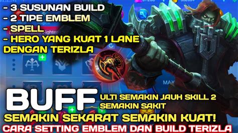 NEW PATCH 1 6 94 CARA SETTING EMBLEM DAN BUILD TERIZLA TERSAKIT 2022