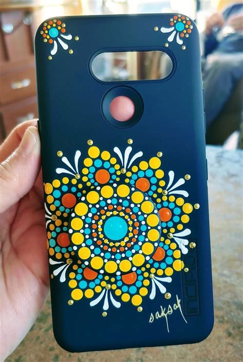 Mandala phone case in 2024 | Mandala phone case, Dot art painting, Art ...