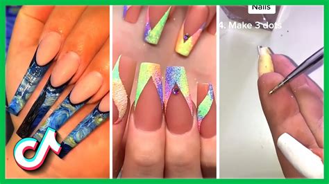 Nails Art Tutorial Tik Tok Compilation Fabulous New Nail Videos