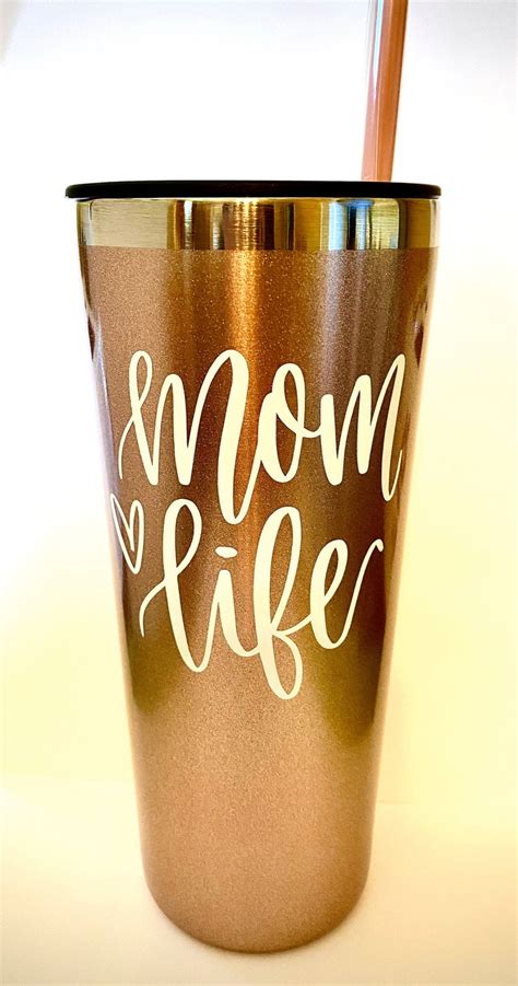 Mom Life Insulated Travel Tumbler Mom T Mom Tumbler Mom Etsy