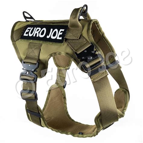 Custom Name Badges For Euro Joe Tactical Harnesses And Collars K9 Pro
